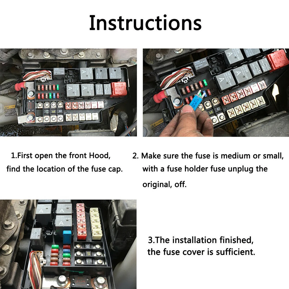 1 Stück Sicherungsautomat 12V 24V rückstellbar 5-30A Marine Automatische Rückstellung für ATC (Standard) Sicherungskasten ATC Sicherungsautomat – Detail 5