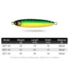 MSEASFREE Luminous Metal Artificial Bait 30G 40G 60G UV Sinking Saltwater Fishing Lure Metal Jig Seafishing Throw Jig 2