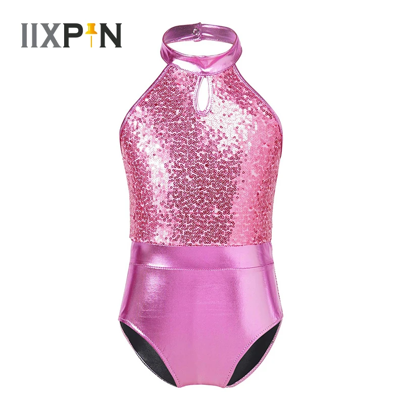 Kidsparadisy Girls Sleeveless Gymnastics leotard Sparkles Ballet Unitard Dance Outfit for Kids 3-10 Years Multiple Patterns Available 