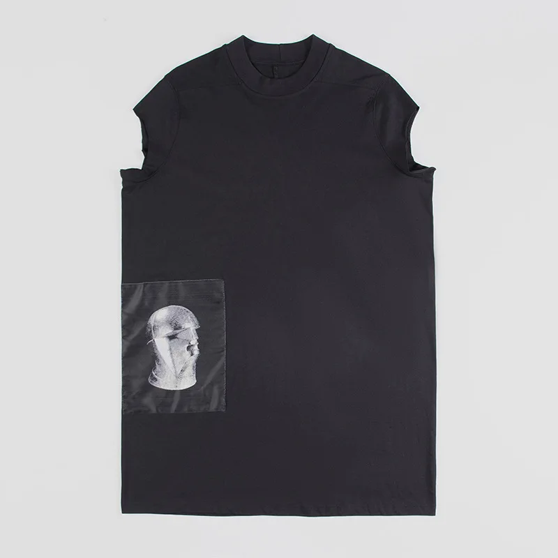 

High Street Classic Vest Oversized T-shirt Owens Print Tank Tops Men T-shirt Women's T-shirt Men's Clothing