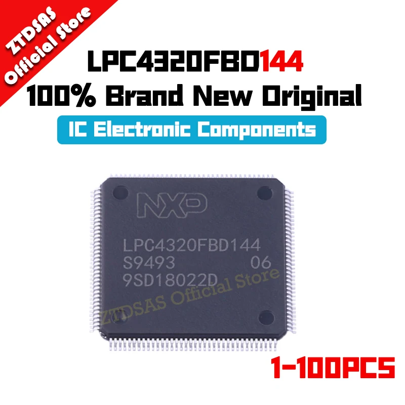 

1-100Pcs New Original LPC4320FBD144 LPC4320FBD LPC4320 LPC IC MCU LQFP-144 Microcontroller Chipset