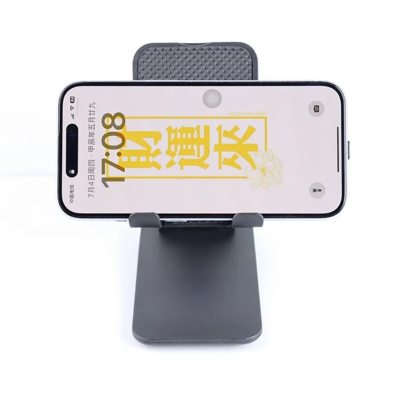 Foldable Desktop Phone Holder with Cosmetic Mirror Mobile Bracket Adjustable Retractable Phone Support Lazy Cellphone Stand 11 S9126fe182efc481486a52ce1cf9b1711r