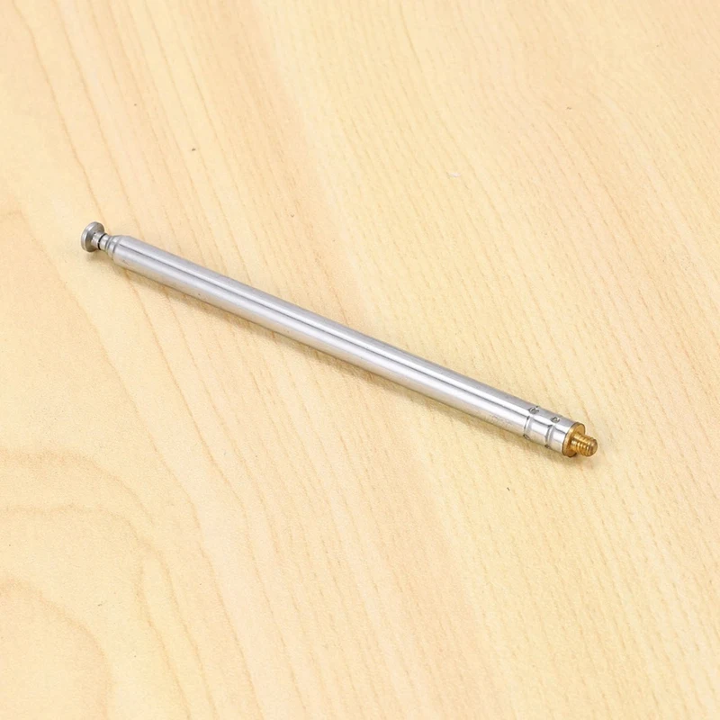 6X RC Model Car 5 Silver 5 Section 3 Mm External Threaded Expansion Antenna