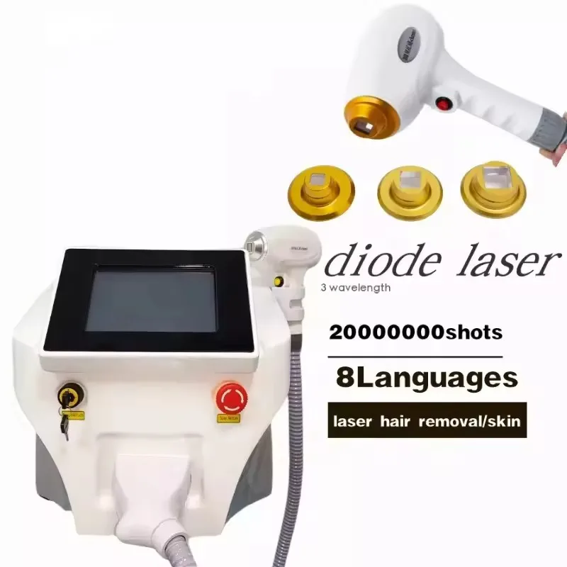 Épilateur professionnel de rajeunissement de esktop de Machine d'épilation de Laser de Diode de 3500W pour les longueurs d'onde des femmes