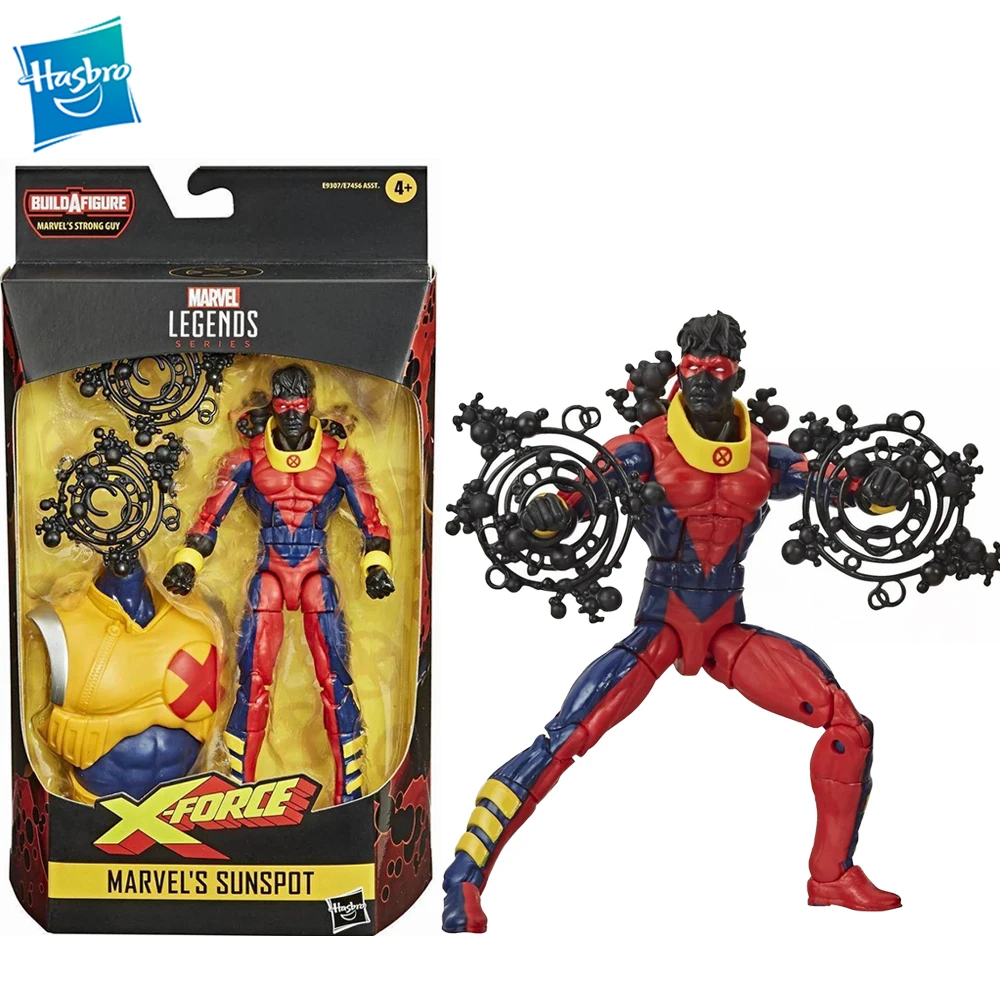 

Оригинальный Hasbro серия Marvel Legends X-Men Sunspot 1 фигурка часть 6-дюймовая экшн-фигурка Коллекционная модель игрушка E9307