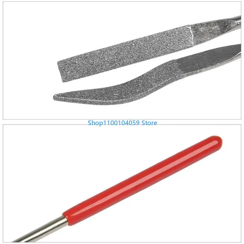 보석 금속 나무 세라믹 유리 돌 573D에 대 한 10pcs 140mm 다이아몬드 바늘 파일 세트
