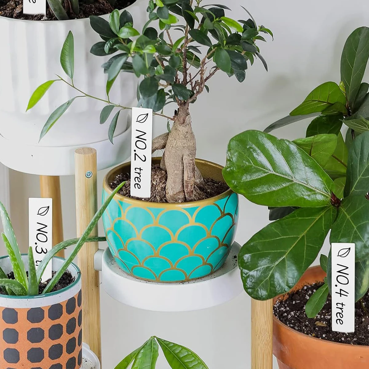 Plant Markers 100Pcs Set Plastic Plant Labels Name Tags for Seedlings Garden Labels Nursery Tags Seed