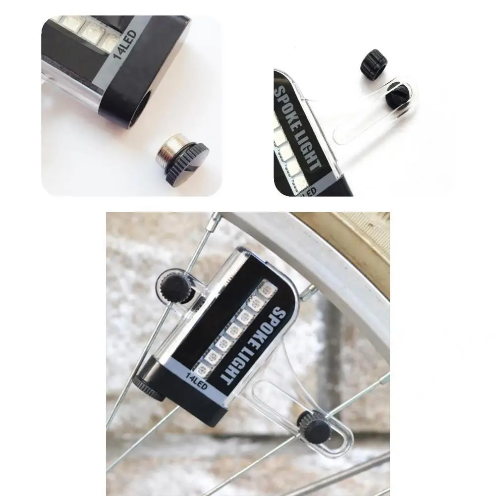 Stylish Useful LED Bicycle Tire Hub Light PC Bike Wheel Dust-proof for Cycling | Спорт и развлечения