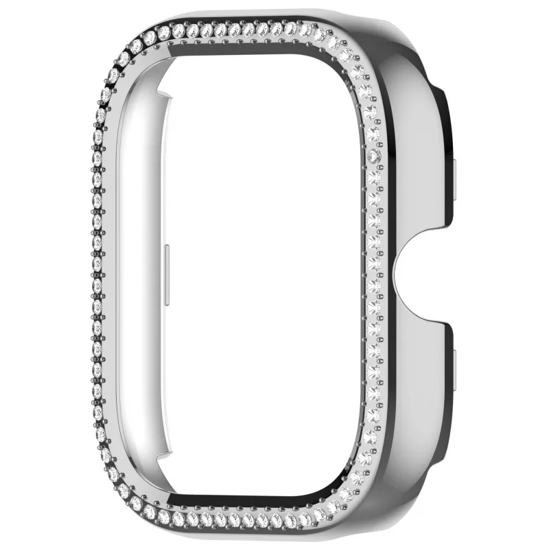 Bling Diamond Crystal Watch Bumper Protective Cover in Hollow Design