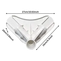 รองรับมุมโครงสระว่ายน้ํา เปลี่ยนขนาดกะทัดรัด ติดตั้งง่ายแบบพกพาสําหรับสระน้ําพื้นดิน สระโครงโลหะ 2