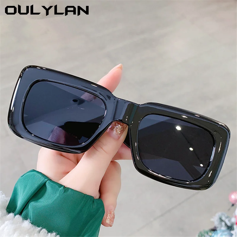 Clear Lens Retro Eyeglasses Women Fashion Square Plastic Frame Glasses UV 400 