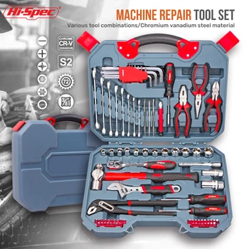 Car Repair Tool Kit 1/2 3/8 1/4 Socket Wrench Set Hand Tools Socket Sets 1
