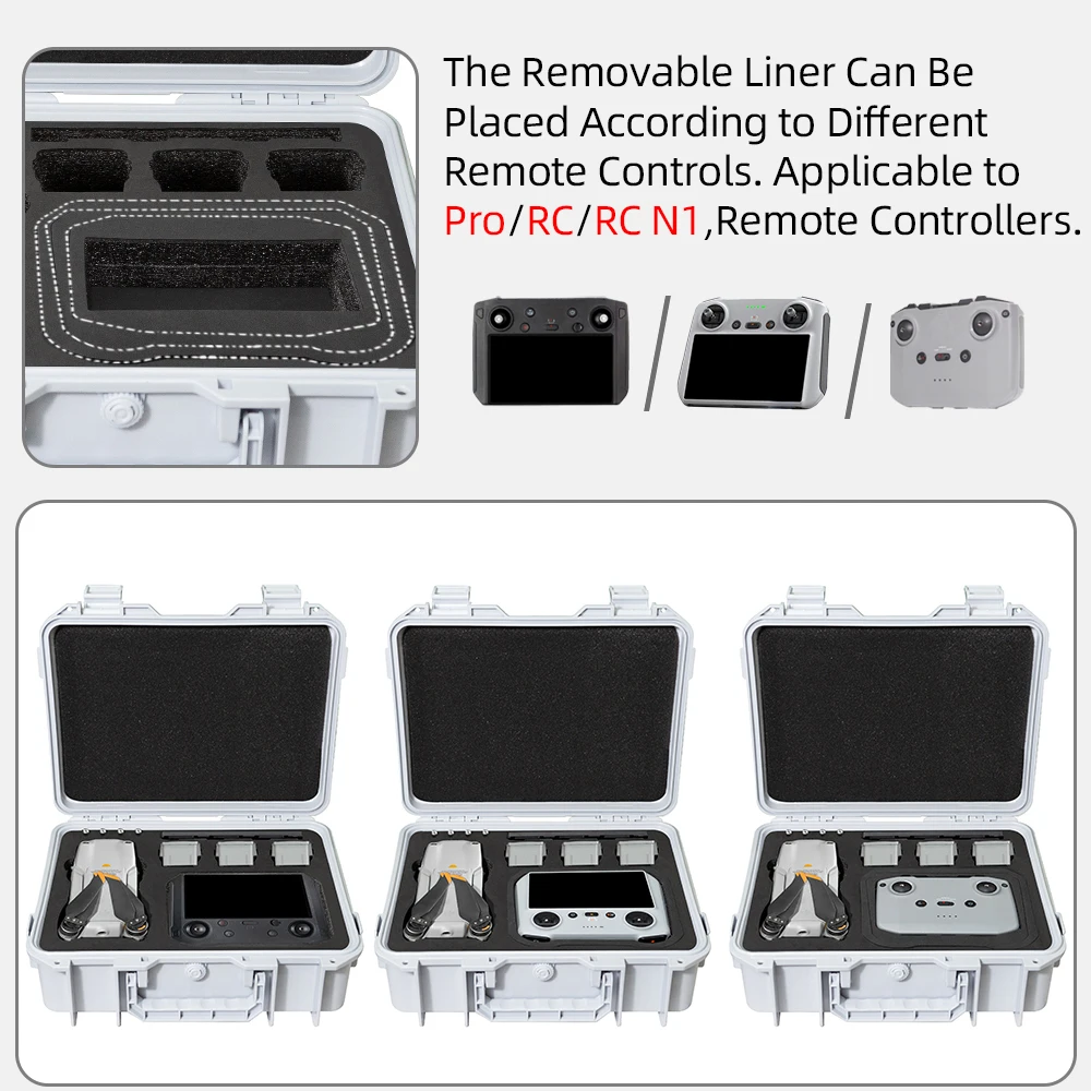 For DJI AIR 2S Carrying Case with Screen Remote Control Explosion Proof Case ABS Carrying DJI Mavic Air 2 Accessories Box