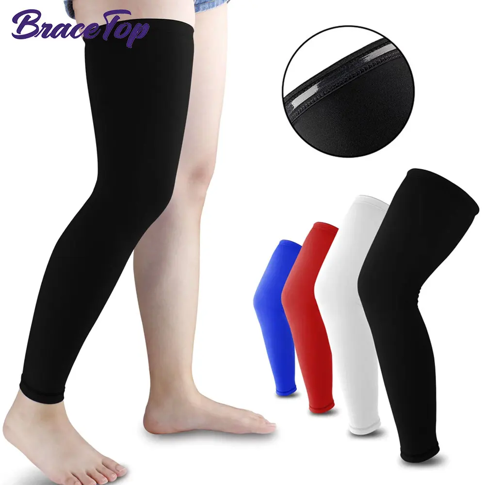 

1 PCS Legwarmers Knee Brace Patella Protect, Full Leg Support Sleeve, Comfortable, Breathable, Lightweight, Flexible & Non Slip