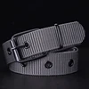 Men Belts Fashion Casual studded Belts Canvas Nylon Webbing Tactical Belt High Quality Sports Strap waistband BF01 4