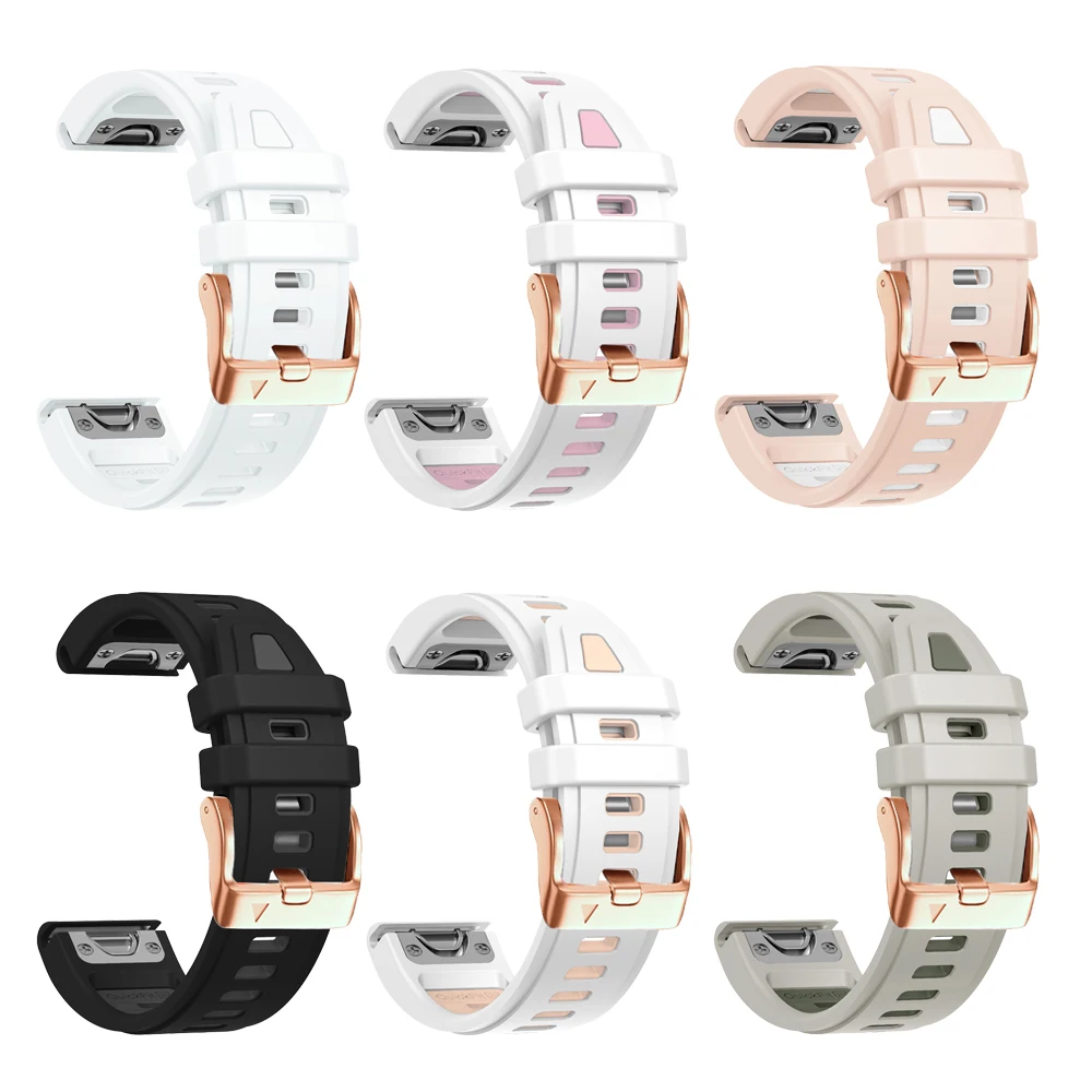 Silicone Bracelet Replacement Wristband, 20mm Strap