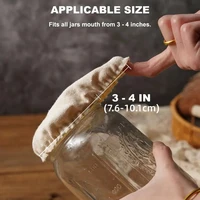 Couvercles de pot de gril élastiques réutilisables, couvercles de gril pour jantes, pots de démarrage de pâte, couvercle de fermentation JxFermentation 3