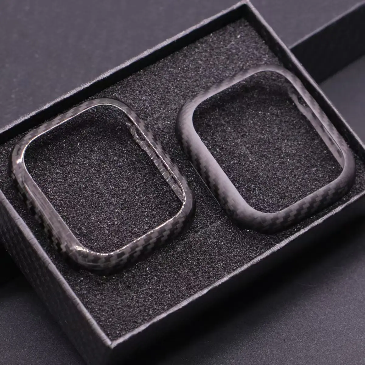 Matte Glossy Genuine Carbon Fiber Shockproof Slim Bumper Frame Case