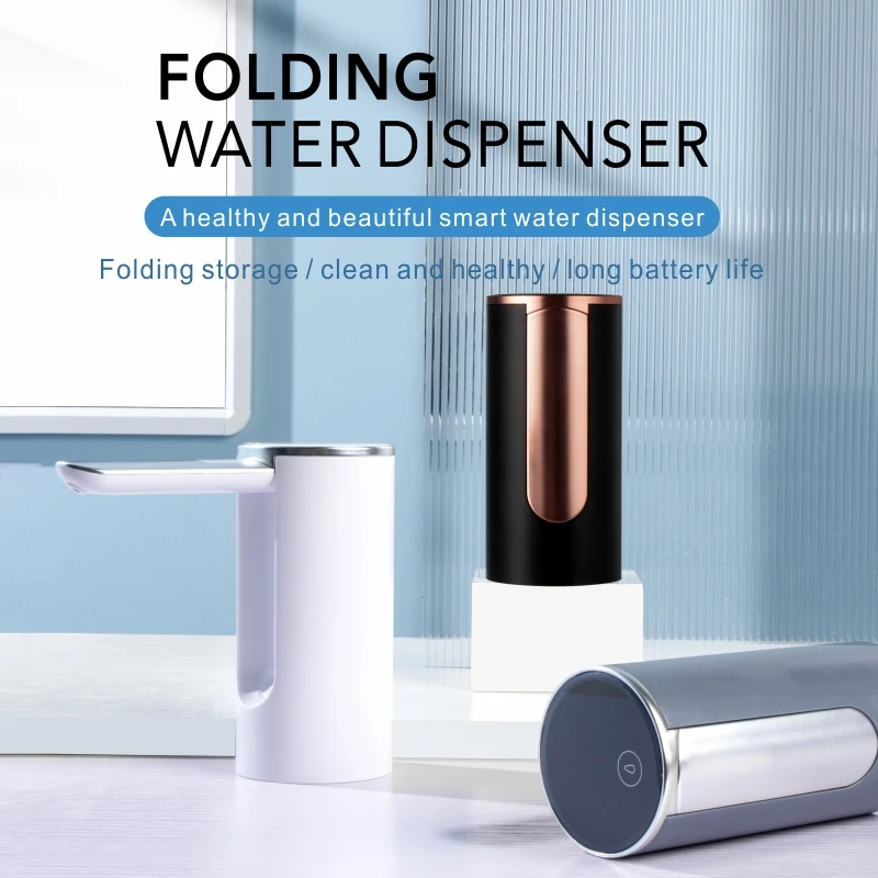 

Smart Water Bottle Pump Household Desktop USB Electric Foldable Barreled Water Suction Device Mineral Water Pump Water Dispenser