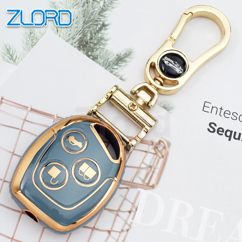 3 Pulsanti Tpu Remote Key Shell Key Fob Case Cover Per Ford Mondeo Fusion Focus 2 Fiesta Galaxy C-Max S-Max Protector