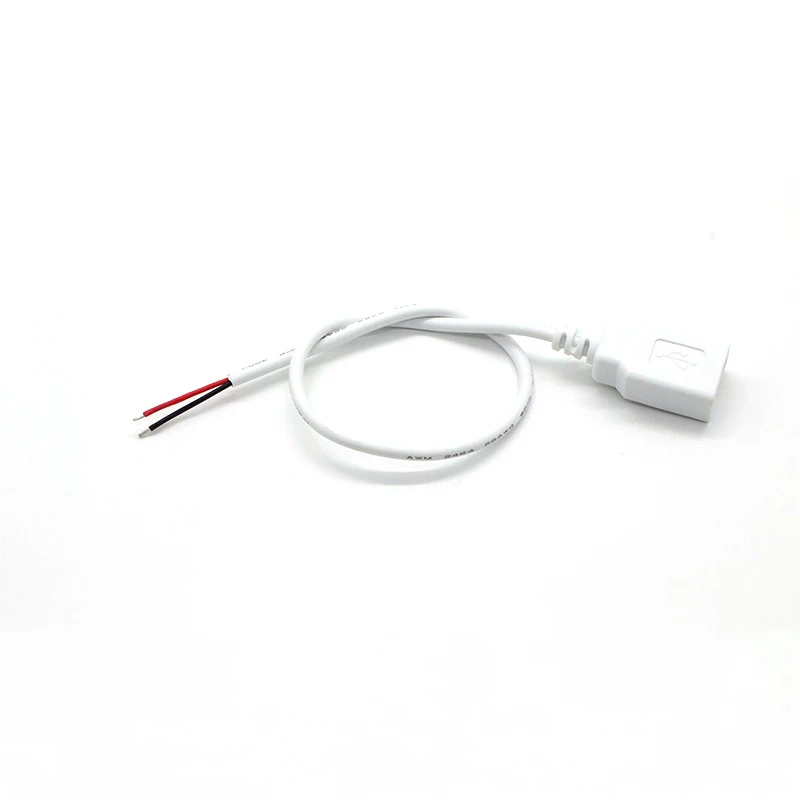 Cavi Micro USB A 2 Pin Femmina: 4 Pezzi Da 30cm Per Riparazioni E Progetti Fai Da Te