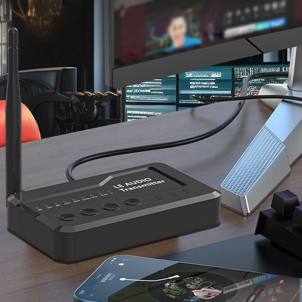 Bluetooth 5.3 Wireless Audio Transmitter Adapter