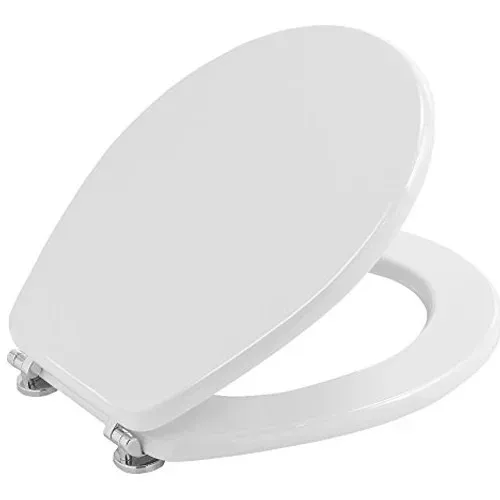 Round Rock toilet seat cover, white wc cover, seat and top Victoria