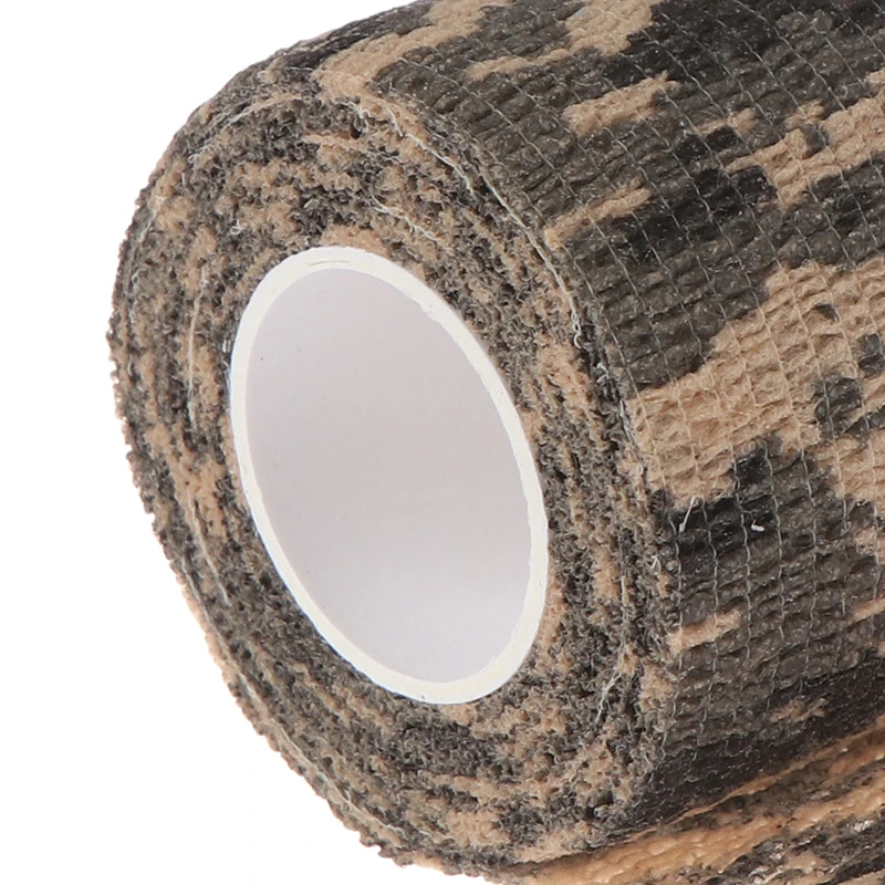 Elastic Wrap Tape Army Adhesive Outdoor Hunting Camouflage Stealth Tape Waterproof Wrap Durable Self Adhesive Elastic Bandage