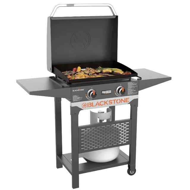 4-Burner Flat Top Gas Grill 52000-BTU Propane Fueled Professional Outdoor  Griddle 36inch Backyard Cooking with Side Table, Black - AliExpress