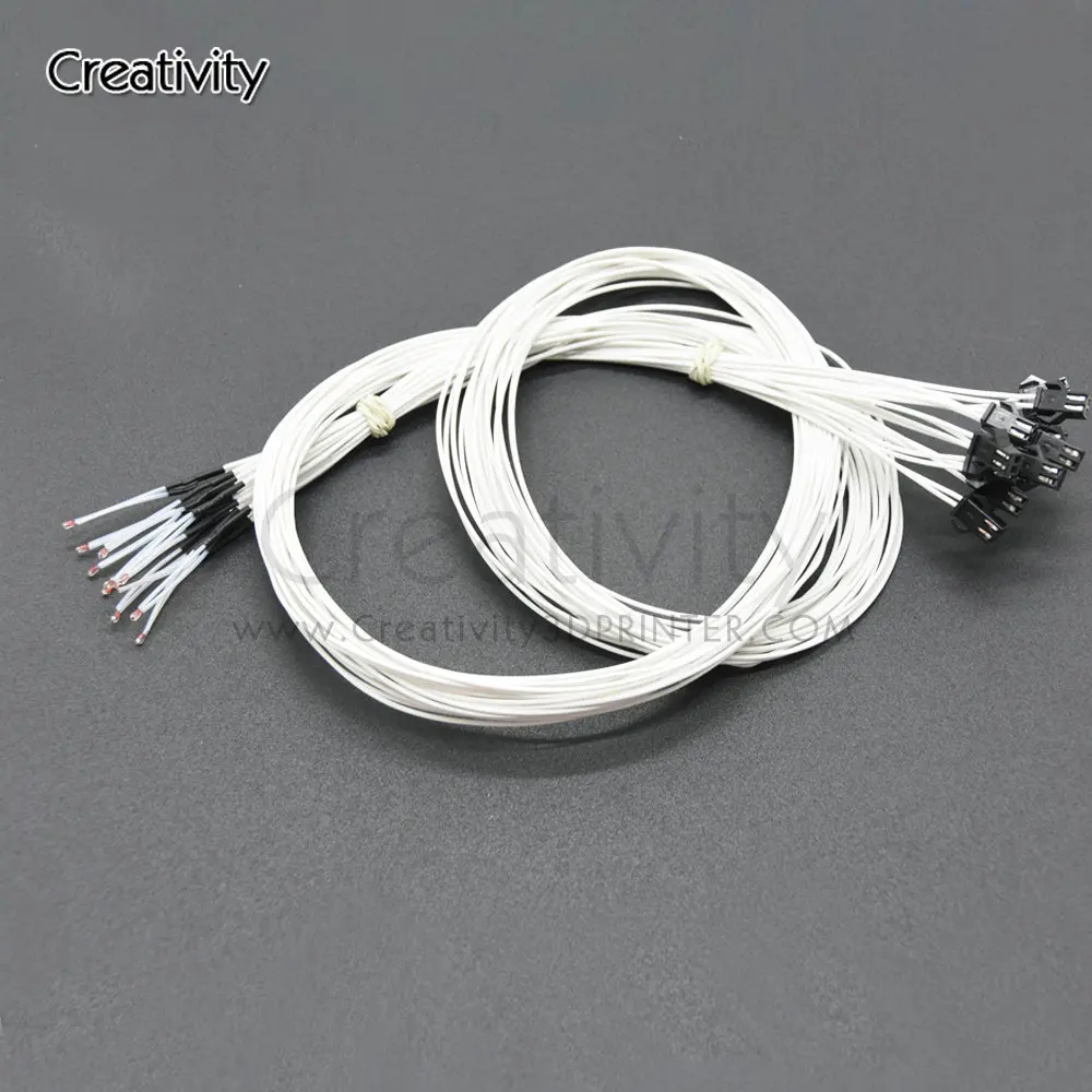 

3D Printer Part 100K Line NTC 100 FJT Head With Black Aircraft Head For 3D Printers Parts Reprap Mend