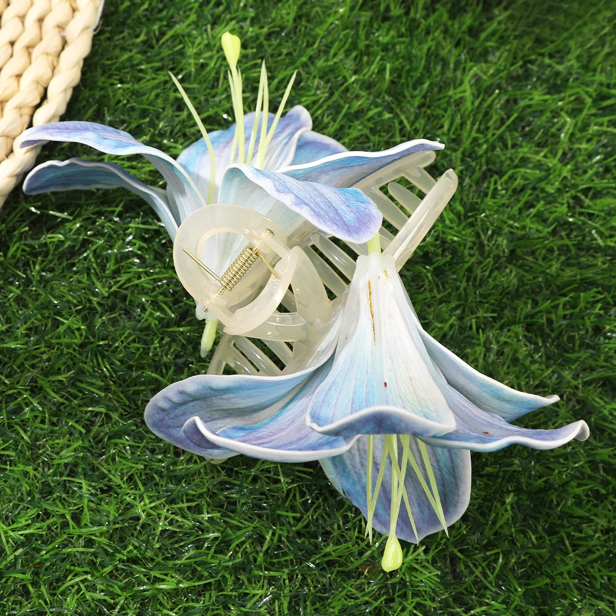 Flower Bohemia Hair Claw Girls Sweet Holiday Hawaii Side Clip Hairpin For Women Fashion Headwear Hair Accessories Gift