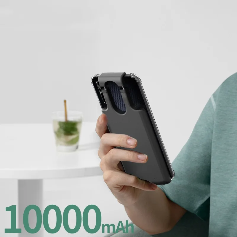 10000Mah Custodia Per Caricabatterie Universale Powerbank 6800Mah Banca Di Potere Elastica Elastica Per Iphone Samsung Xiaomi