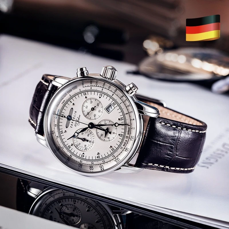 Zeppelin-Watch-for-men-Top-Waterproof-luxurious-Leather-Business-Casual ...