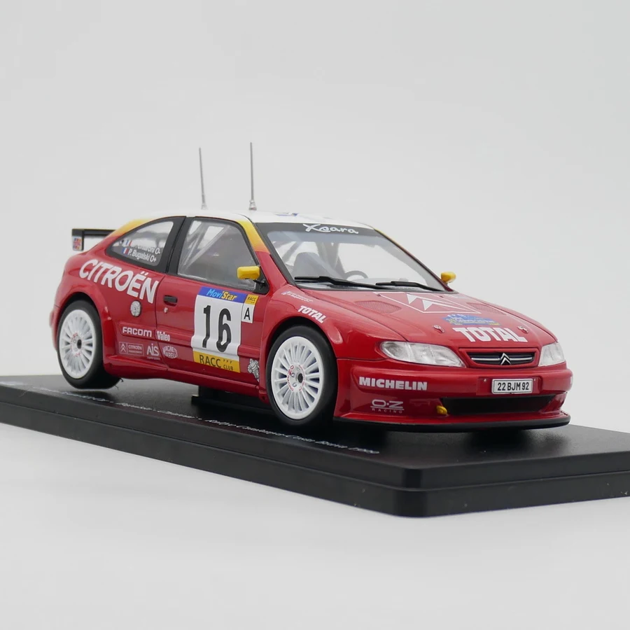 

Ixo 1:24 Scale Diecast Alloy Citroen Xsara WRC 1999 Toys Cars Model Classics Adult Collection Souvenir Gifts Static Display