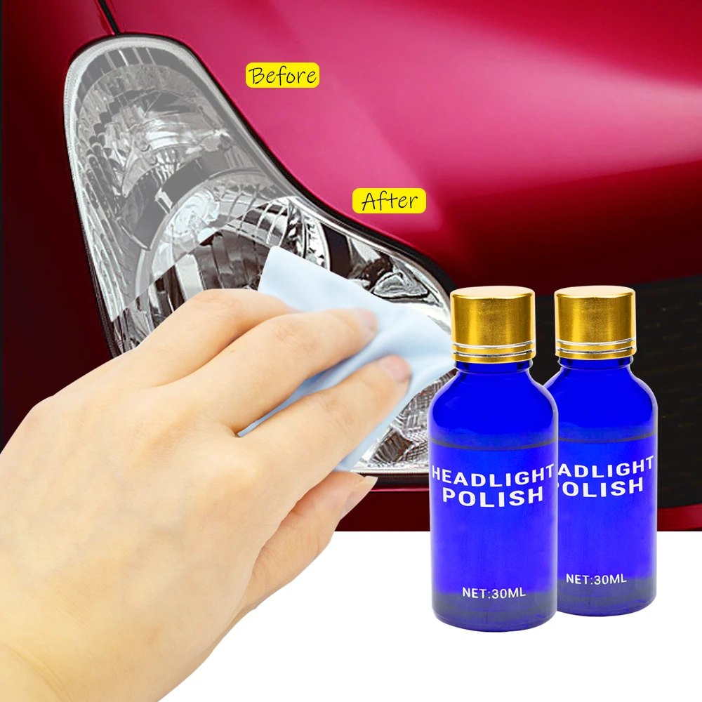 30ml Car Headlight Refurbishment Fluid Headlights Liquid Polymer