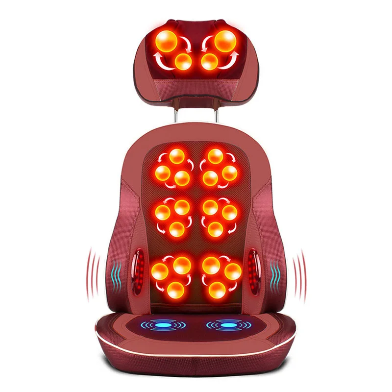 Massage chair cushion home massage cushion massage cushion massage kneading heating massage cushion kneading lumbar back