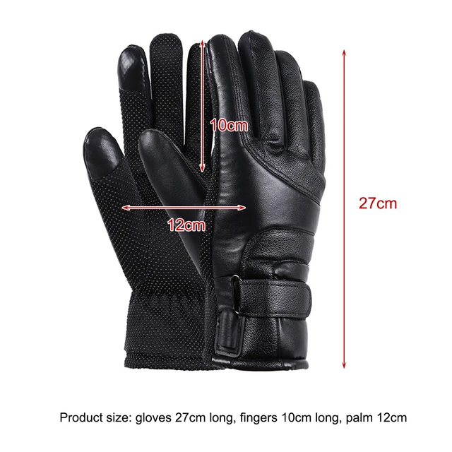 Labor Protection Heated Full Finger Mittens Touch Screen USB Electric Heating Gloves Windproof Constant Temperature for Hiking 6