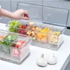New 5 Compartments Ice Party Platter Large Capacity Transparent Ice Serving Tray Convenient Durable Bar Seasoning Box 1