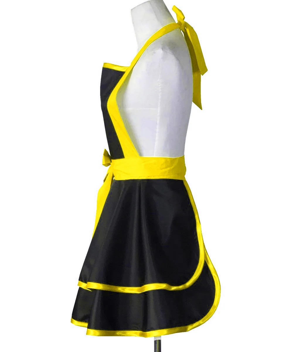 Prinzessin Schürze Frauen Mode Kleid Kellnerin Maid Haushalt Küche Abdeckung Kochschürze – Detail 22