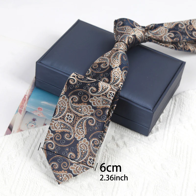 Luxury Tie Set Fashion Jacquard Paisley Necktie Bowtie Male Formal Cravat ​​Cufflinks Gifts for Men Party Wedding Accessories