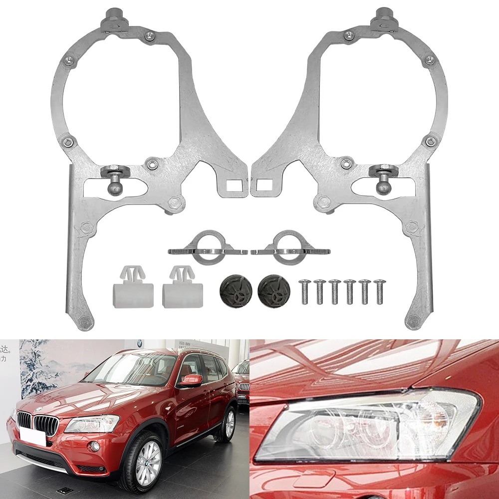 

Адаптер для стайлинга автомобиля Taochis, кронштейн для фар BMW X3 2011-2013 4, проектор, объектив, модификация автомобиля