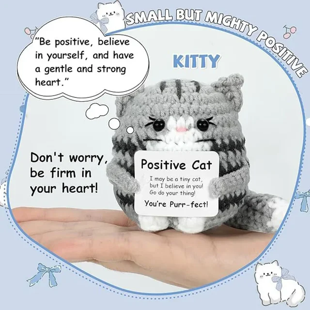 Handmade Crochet Cat Doll 2