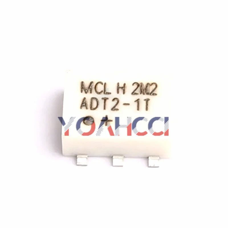 ADT2-1T+(2개) RF 변압기 발룬 1:2 0.4-450MHz 50Ω SMD-6 플랫 리드 CD542 임피던스 매칭 단일 종단에서 밸런스드로 변환