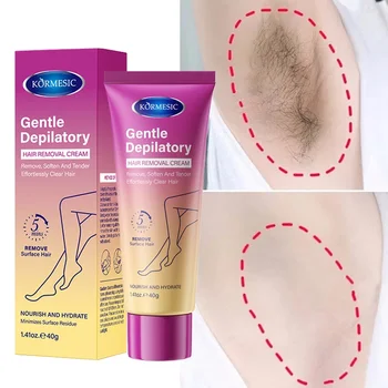 Permanent Hair Removal Cream Hair Growth Inhibitor Face Arm Armpit Leg Intimate Areas Painless Depilatory For Men Women Care