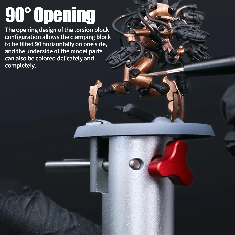 DSPIAE AT-HV Vise Craft Tools Directional Table-top Vise Handheld Precision Clamp Vise Modeler Bench Universal Power Tool Parts 5