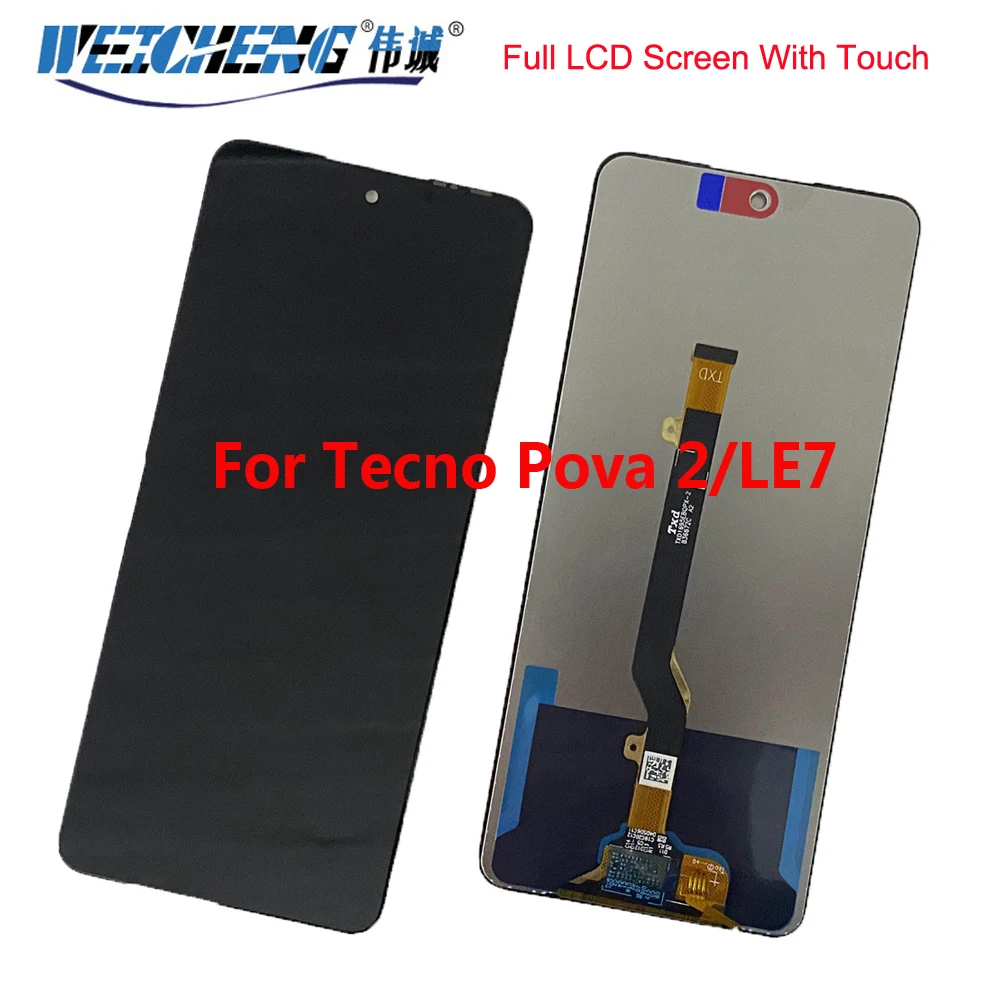 para Tecno Pova Le7 Display Lcd Montagem da Tela de Toque para Tecno Pova Le7 Reparação Lcd Pova Le7 Lcd Peças