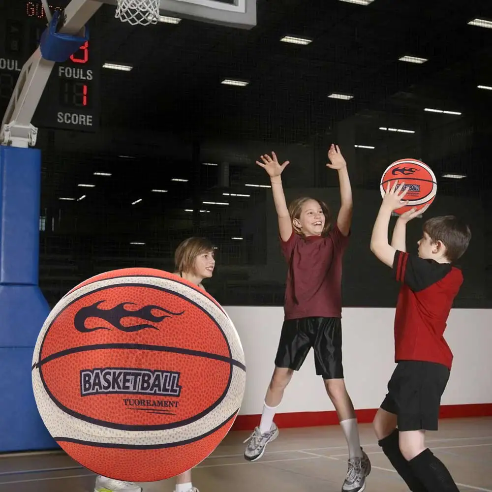 18cm/21cm/24cm Silent Bouncing Basketball High Elasticity Removable Zippered Indoor Training Quiet Ball Low Decibel Soft