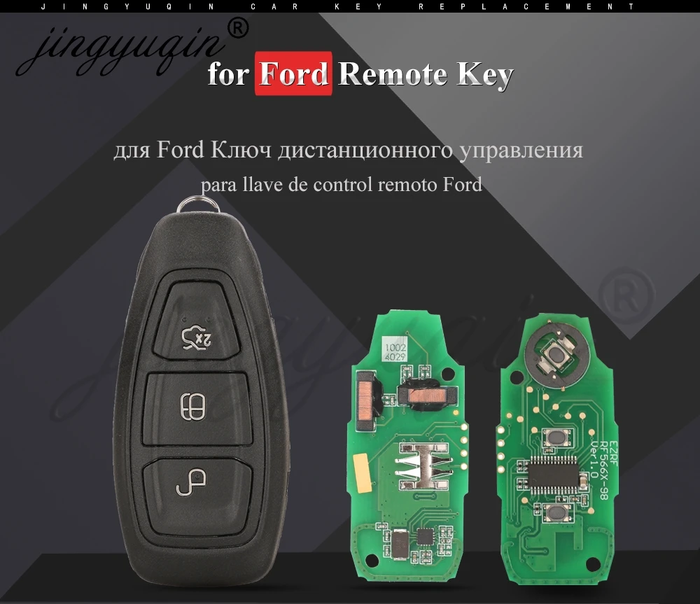 Jingyuqin kr5876268 smart remote autos chl üssel für ford kuga fiesta focus grand c-max 2011 433mhz id49 keyless go f1et 15 k601 ae/af – Detail 3