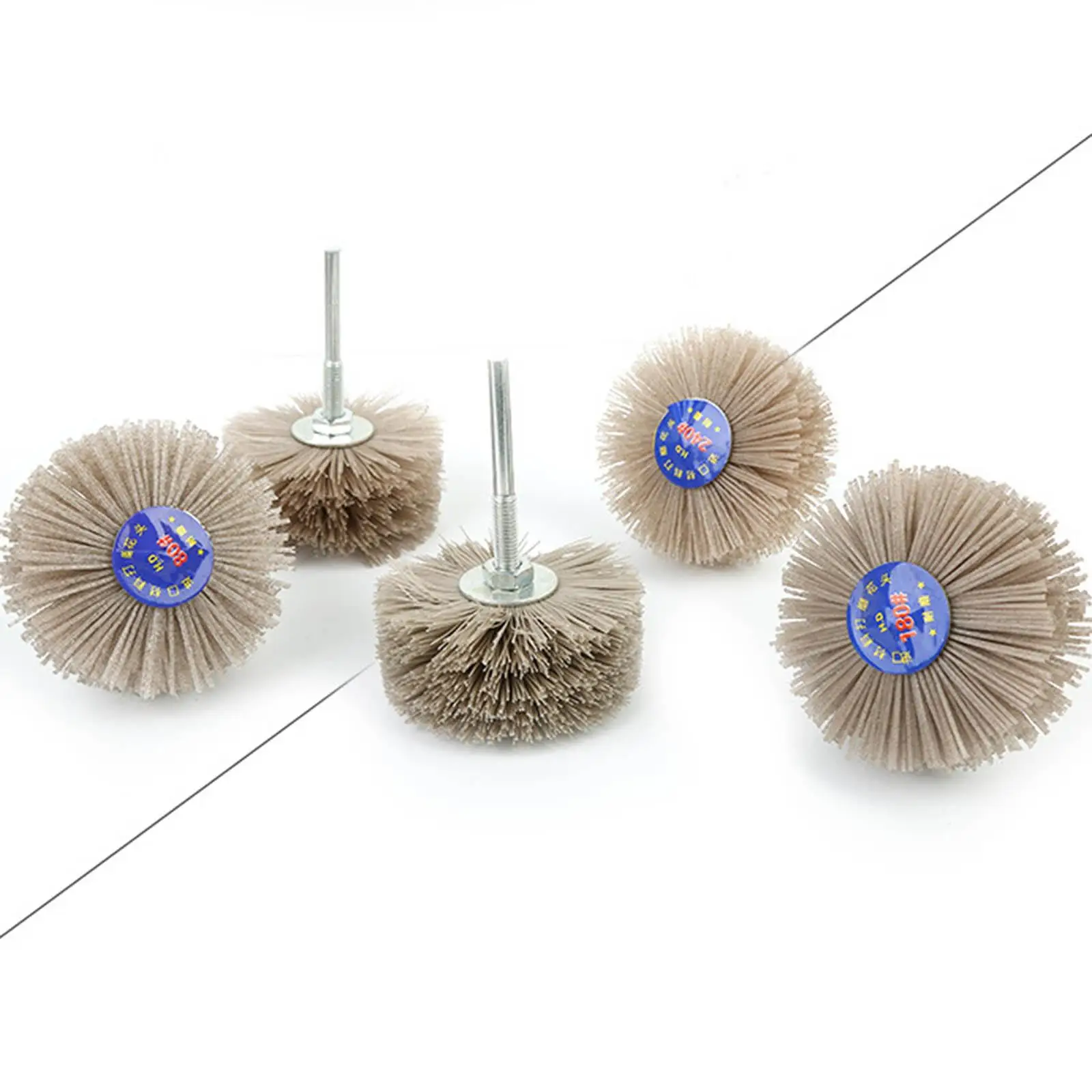 5X Grinding Nylon Wheel Brush Wire Brush Wheel Cup Brush for Polishing 400 Grit