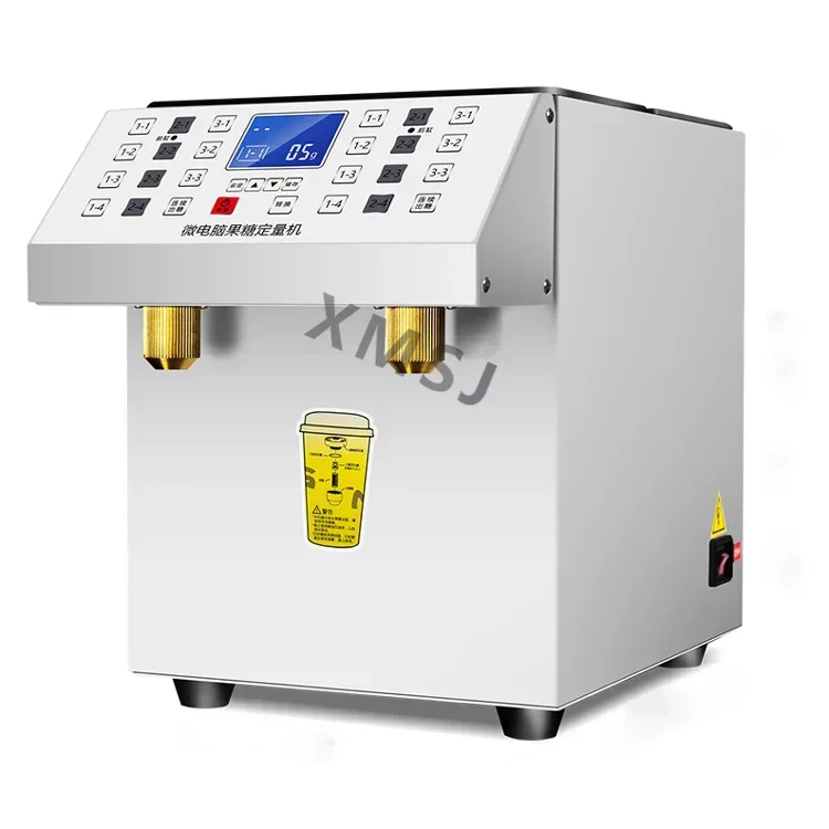 

Automatic Commercial 5L+5L Sugar Dispenser 22 Keys Quantitative Fructose Machine